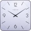 Dizajnové nástenné hodiny 3174 Nextime Square Dome 35cm (8717713017462)