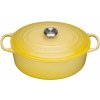 Le Creuset - Liatinový hrniec oválny s pokrievkou 31 cm/6,3 l žltý