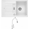 Blanco ZIA 45 S biela + excentrické ovládanie + Blanco MIDA-S biela 521457