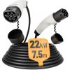 ABSINA EV nabíjací kábel Type 2 - 22kW 7,5m