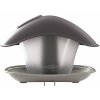 PROSPERPLAST Sivé kŕmidlo pre vtákov plastové BIRDYFEED SQUARE 24,8 cm