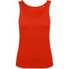 B&C Tílko Inspire Tank T, dámské, bez rukávu COT01TW73u3500-fire red XS Červená ohnivá