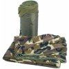 MIL-TEC deka POLY-FLEECE 150x200 s obalom WOODLAND