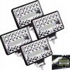 4x LED pracovné svetlo 12V 24V 108W COMBO HALOGÉN reflektor pre traktor
