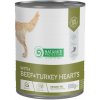 Natures P dog konzerva adult Beef & Turkey hearts 800g