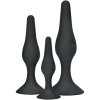 Toyjoy - anal play curvy companions anal plug 3 pieces black