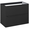 Lotosan OLA skrinka pod umývadlo / dosku 80 cm 78,5 x 63,5 x 44,6 cm čierna matná LN47359
