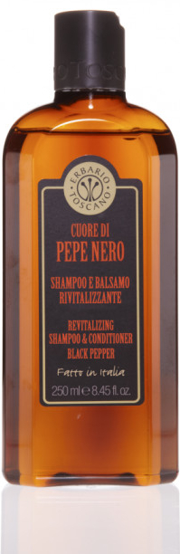 Erbario Toscano Black Pepper šampón 250 ml