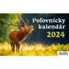 HELMA Stolový kalendár riadkový 22,6x13,9 cm - Poľovnícky 2026