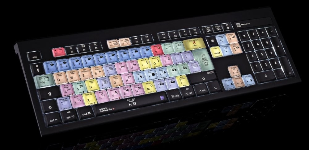 Logickeyboard Adobe Premiere Pro keyboard Premiere Pro CC ASTRA 2 (Mac)