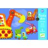 Djeco Duo Puzzle pohyblivé vozidlá DJ08170
