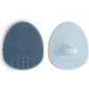 Mushie Dvojbalenie umývacích kefiek mushie - tradewinds/ periwinkle