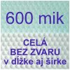 Sparkly POOL Solárna plachta - fólia na bazén 600 mik transparentná - celá bez zvaru - Šírka 3m