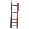 Natural Living dřevěný žebřík přírodní dřevo 7 příček/30 cm