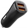 Nabíjačka do auta Spigen Essential Ev302 2-Port Car Charger 30W Black