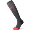 Lenz Heat Sock 5.1 Toe Cap Slim Fit - grey/red 31-34