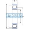 SKF N 217 ECP valčekové ložisko