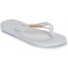 Havaianas Žabky TOP LOGO METALLIC Biela
