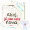 Body s potlačou New Baby Ahoj, ja som tu nová - darčekové balenie, 50