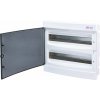 ECM2x18PT bytová rozvodnica 36 (2x18) modul podomietková priehľadné dvierka IP40 001101083 ETI