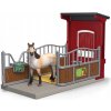Schleich Farm Box pre poníka s kobylou mustanga 42724