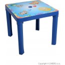 STAR PLUS Detský záhradný nábytok Plastový stôl modrý
