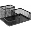 Stolový organizér drôtený čierny 186x95x102 mm