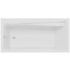Polimat Elza obdĺžniková vaňa 160x75 cm biela 00024