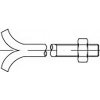 TOOLCRAFT TO-6855318 skrutky do muriva a do základov M20 350 mm DIN 529 ocel pozinkované 10 ks; TO-6855318