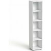 Skriňa, otvorená, s policami, úzka, MAYAH Freedom SV 03, biela