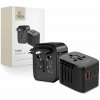 Redukcia - cestovný adaptér Tech-Protect Ta200 Travel Adapter Eu / Uk / Us / Au Black