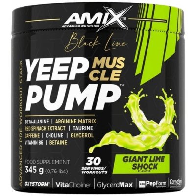 Amix Nutrition Amix Black Line Yeep Pump 345 g - obří limetkový šok
