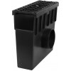 Bielbet B125 B125130X280 zberná plastová vpust s liatinovou mrežou 333 x 130 x 300 mm 105 mm | cena za kus