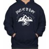 Fajntričko Cyklo mikina - Dnes mi to šlape, Farba tmavo modrá, Strih/ Variant Pánsky/UNISEX