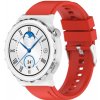PROTEMIO 65054 RUBBER Remienok Huawei Watch GT 3 Pro 43mm červený