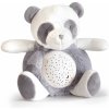 Plyšová panda so svetlom a zvukom Panda Nightlight Doudou et Compagnie sivá 20 cm od 0 mes