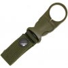 DRAGOWA Tactical Turistický nylonový držiak na fľašu s karabínou Oasis, zelená