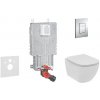 Grohe Uniset - Set predstenovej inštalácie, klozetu a dosky Ideal Standard Tesi, tlačidla Skate Cosmopolitan, chróm 38643SET-KE