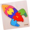 Inlea4Fun vzdelávacie puzzle Raketa 8 dielov Rocket