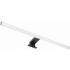 Zrkadlové svietidlo PEEGEL LED, 9W AD-OM-6122L4/B, 810lm, 4000K, 60 cm, plast+akryl, čiern