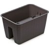Prosperplast RATOLLA Truhlík na zábradlie 39,6x27,2x22,5cm antracit DRLB400