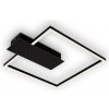 Stropné svietidlo prisadené Briloner 12 W vymeniteľný LED modul 37,5 cm čierne