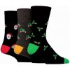 Gentle Grip Novelty Mix – Pánske Ponožky, 3 Páry - 39 - 45