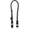 Rolling square RS-XLS01R nabíjací a 6v1 / USB / USB-C / Lightning / MicroUSB / 100W, 0,3m, černý