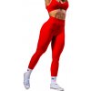 Dámske legíny Nebbia TOTALLY SEAMLESS High-Waist Leggings MAXIMUM PUSH-UP 302 red M