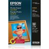 Epson Glossy Photo Paper, foto papier, lesklý, biely, 13x18cm, 200 g/m2, 50 ks, C13S042545, atramentový