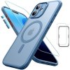 ESR Classic Pro Case (HaloLock) Set, Compatible with iPhone 16, Frosted Blue 1A7760301 (1A7760301)