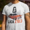 Tričko s potlačou LADA 2103 Pánsky Biela 3XL