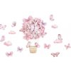 SIPO Nástenné samolepky do detskej izby, Pink Butterflies