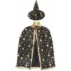 Verk 26118 Karnevalový set čarodejnícky plášť + klobúk detský veľ. L